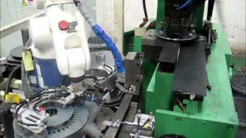 full automatic notching（notch the stator meanwile cut the rotor）