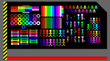 Shutter Crush (Model RTTB, Rings, Marble, Worm) Survival Race in Algodoo