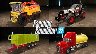 NEW MODS PREVIEW [ 17 Mods ] KRONE BIGX 1300 PROTOTYPE | LANDBAUER PACK - Farming Simulator 22