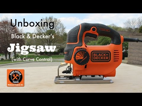 Black and Decker Jigsaw Review (New Curve Control) -- by Home Repair Tutor