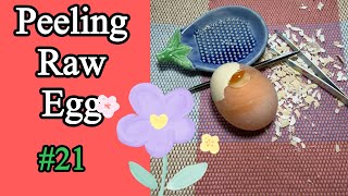 Peeling Raw Egg / Game tách vỏ trứng