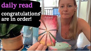 🔮DAILY READ Congratulations are in order! 13th August 2020