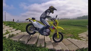 Get yourself a SuperMoto!! | Wheelies | 1.000 Subs | DJI Drone