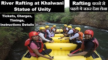 River Rafting at Statue of Unity | Khalwani #riverrafting | Tickets, Instructions, full details Vlog