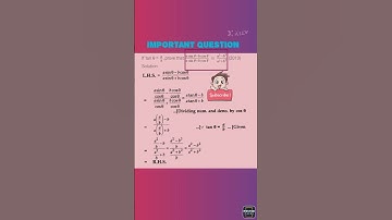 Class 10 Maths Trigonometry Important question cbse #shorts #trigonometry #importantquestion  #cbse