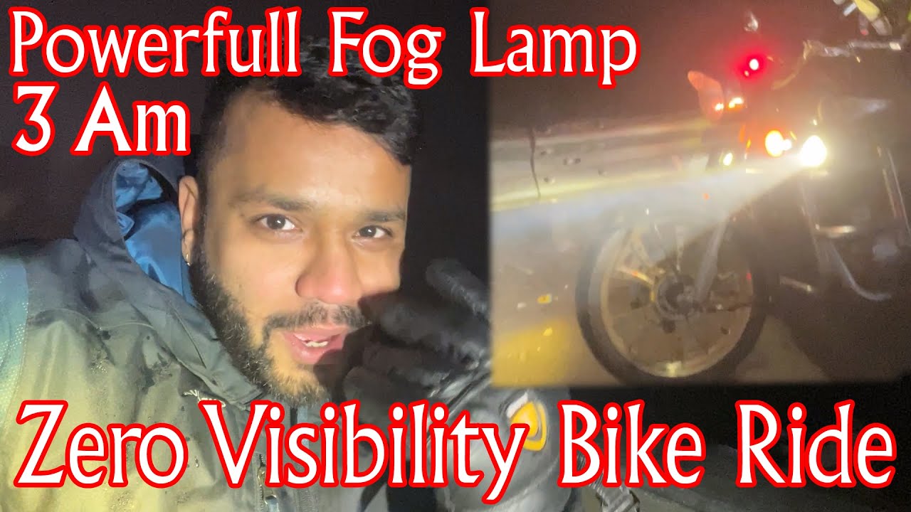 WORLD'S Brightest Projector FOG LAMP Best Fog Lights For Bike