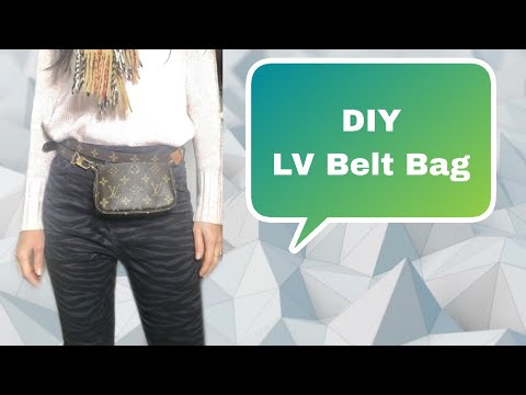 รีวิวกระเป๋า LV Mini Pochette |กระเป๋าคาดเอว Louis Vuitton| How to DIY LV Belt Bag|Soe Mayer ...