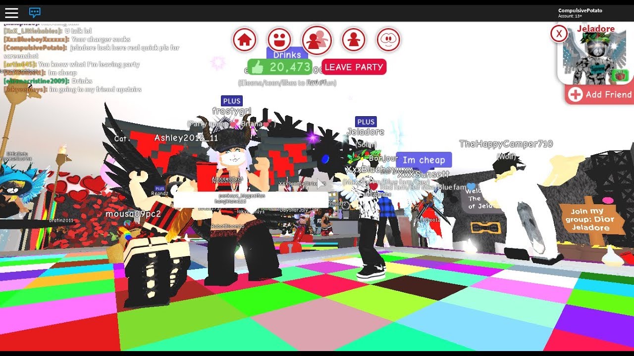 Jeladore Liaison Of Meep City Roblox Top Socialites Youtube - joining a party to party meep city in roblox