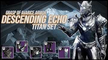Destiny 2: Grasp of Avarice Armor Review | Titan set | Season of the Lost