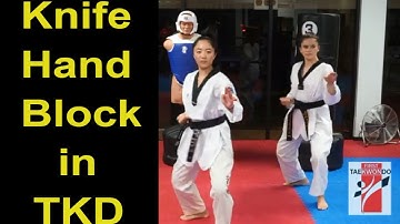 Single Hand Knife Block in Taekwondo