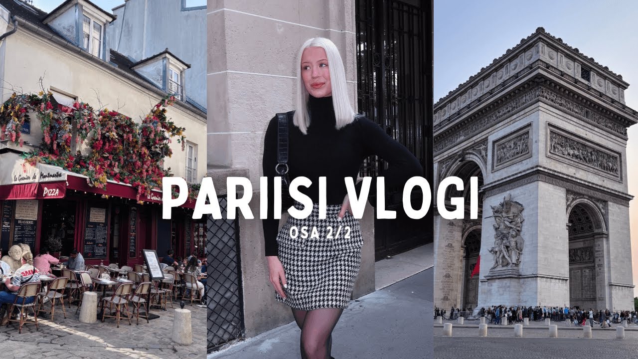 PARIISI VLOGI 2/2 - Mitä ostin Pariisista? Macaronsit & Nähtävyydet 🥰🇫🇷