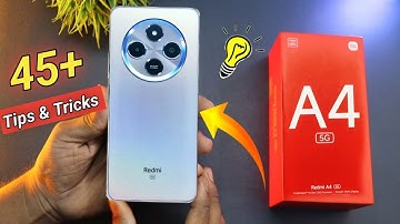 Redmi A4 5G Top 45+ Amazing Features | Tips & Tricks  - हिंदी।