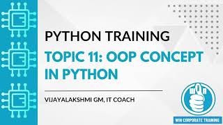 Topic 11: OOP Concept Class and Objects in Python | Vijayalakshmi G M