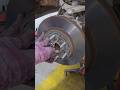 GMC YUkon install new front brake pads androtor resurfacing #automobile #shortsfeed
