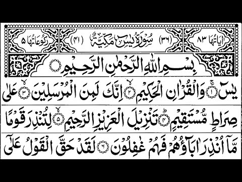 Surah Yasin (Yaseen) سورة يس 🕌 | With Arabic Text | Sheikh Alaa Aqel | Soothing Recitation | Ep55