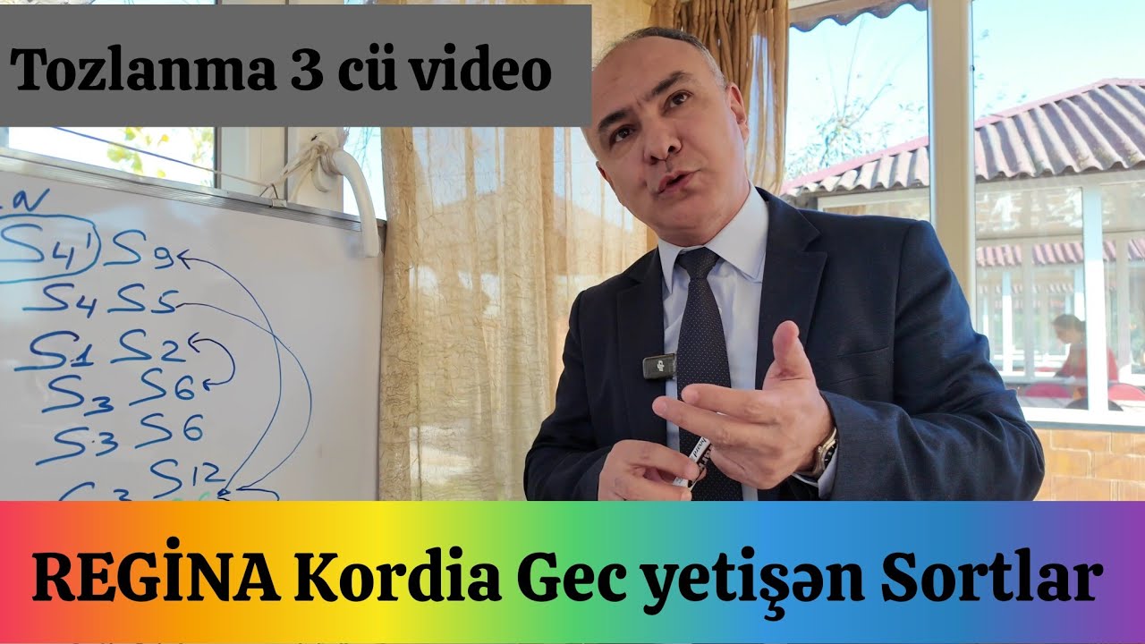 Gilasçlıq Tozlanma Gec gül Açanlar 3 cü video