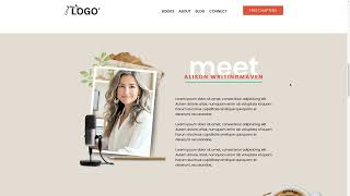 🔥 One-Page Author Website Template Reveal! 🔥