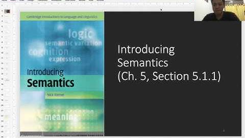 Lexical Relations - Antonyms