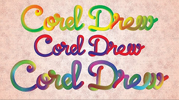 Hiệu ứng Blend TEXT trong Corel Draw