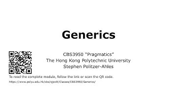 CBS3950 (Pragmatics): Generics