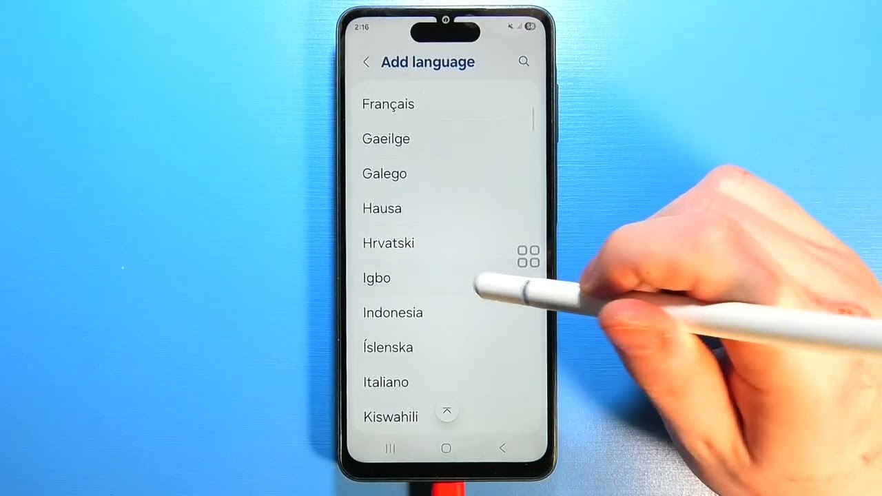 Samsung Galaxy F07: How to Change Language