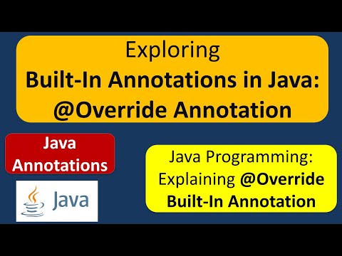 Exploring Built-In Annotations