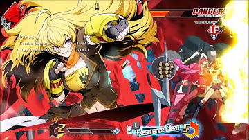 BlazBlue Cross Tag Battle - Yang/Kanji 14.9k Damage Combo