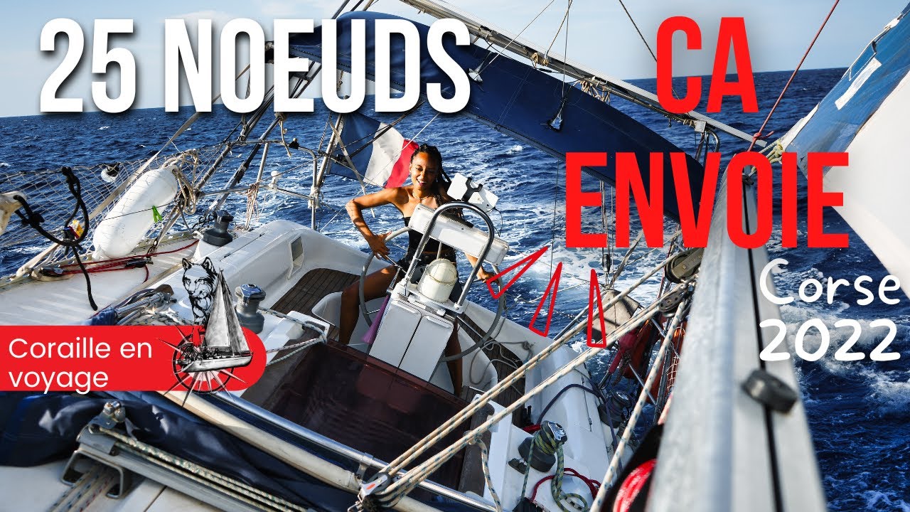 VITESSE MAXIMUM et GLISSE de fou  - VOILIER coraille