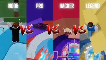 Tower of misery noob vs pro vs hacker vs god