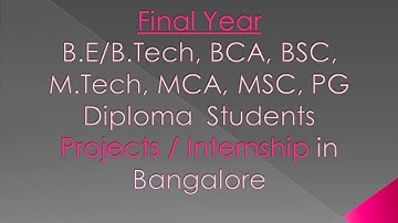 Final Year Projects IEEE JAVA DOT NET B.E/B.Tech, M.E/M.Tech Bangalore - ETCOE