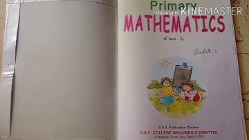 DAV class 1 Maths - chapter .1 ,comparison pg.no.1 to 4