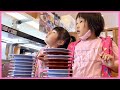 【飯テロ】くら寿司で食べ放題⁉️みんな食べすぎ😩鬼滅の刃のビッくらポンが欲しい😋お寿司は最高です【ちびっこモッパン】
