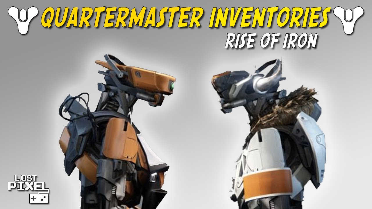 Destiny: Rise of Iron - QUARTERMASTER VENDOR WEAPONS & ARMOUR!