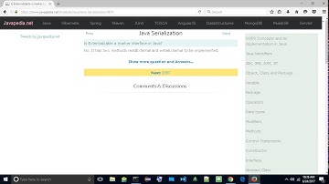 Is Externalizable a marker interface in Java? | javapedia.net