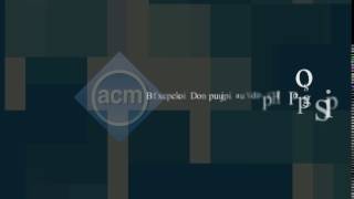 ACM | Cover Video