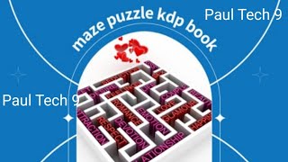 Amazon KDP Templates Mazes Puzzles. No 1.