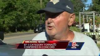 NWS confirms tornado touched down in Concord