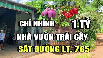 Anh hoàng bán gấp nhà vườn trái cây, thổ cư, sát đường 765, Huyện Cẩm Mỹ cũ, Đồng Nai