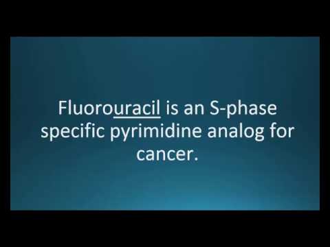 How to pronounce fluorouracil (Adrucil) (Memorizing Pharmacology Video Flashcard)