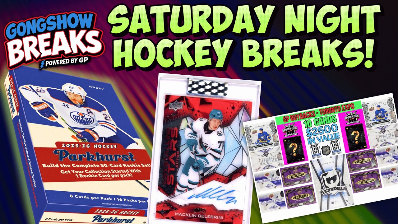 2025 Parkhurst - Cup + Buybacks Mega Mixer & Celebrini Rookie Auto Hunt! | Gongshow Breaks