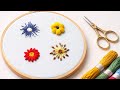 Basic Embroidery Stitches for Beginners | Easy Hand Embroidery Tutorial Step by Step