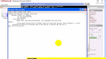 aula 2438 PL SQL TRIGGER Iniciando Controle de Horarios