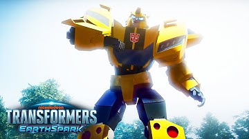 Transformers: EarthSpark | NEW SERIES | Race with Bumblebee! | Animation | Transformers Official