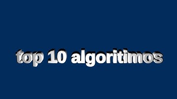 top10 algoritmos
