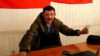 Pavel Dremov, CO of Pervomanysk militia: "Better die as free men than live like slaves".
