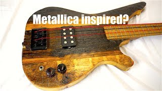 Barn Wood Electric Guitar And Bass