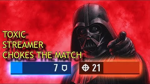 TOXIC IRRELEVANT STREAMER FUMBLES THE MATCH | HvV #1654 | Star Wars Battlefront 2
