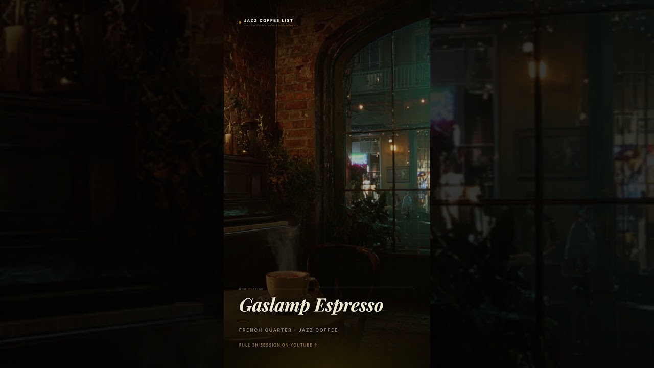 Obejrzyj Gaslamp Espresso ☕🕯️ New Orleans Night Jazz · @JazzCoffeeList#shorts w YouTube Obejrzyj Gaslamp Espresso ☕🕯️ New Orleans Night Jazz · @JazzCoffeeList#shorts w YouTube