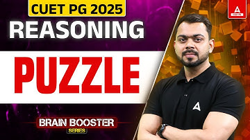 CUET PG LLB/MBA Reasoning 2025 | Puzzle | All Concepts and Tricks