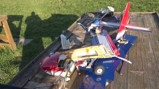 Graupner ULTIMATE Biplane 1065mm with SAITO FA 56 After crash quick review